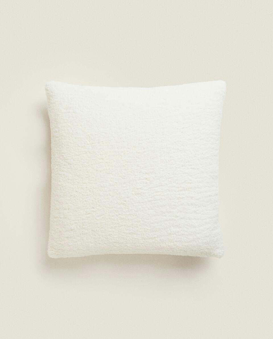 FAUX SHEARLING CUSHION COVER