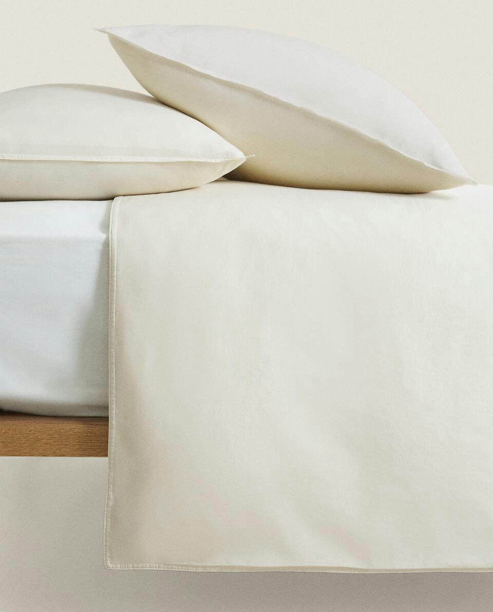 DOUBLE TOPSTITCHED DUVET COVER