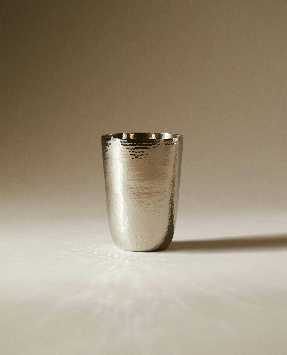HAMMERED METAL TUMBLER