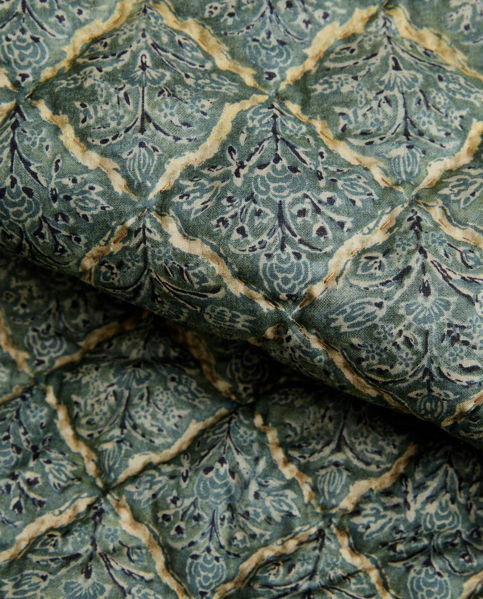 PRINTED QUILTED BLANKET