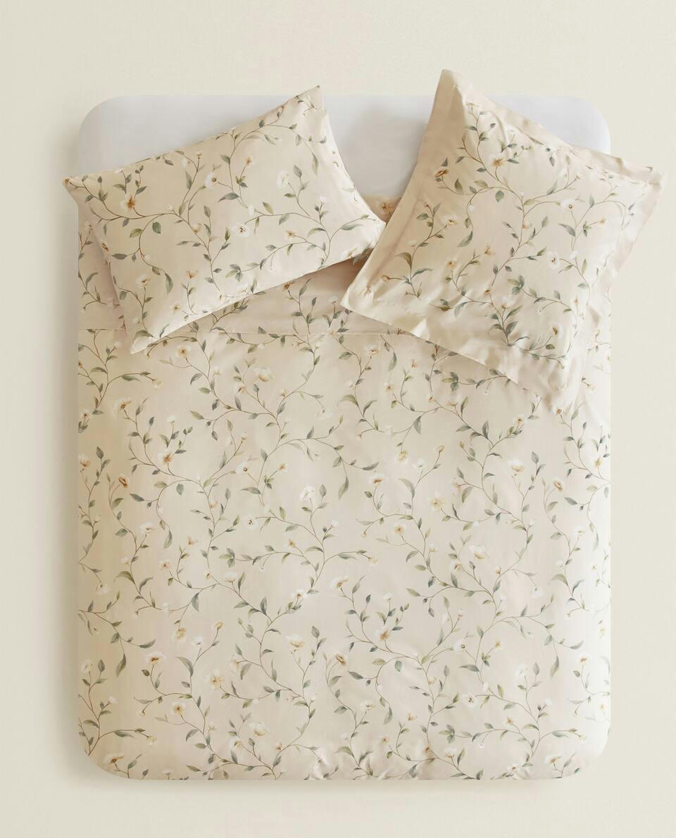 DUVET COVER WITH ROSES