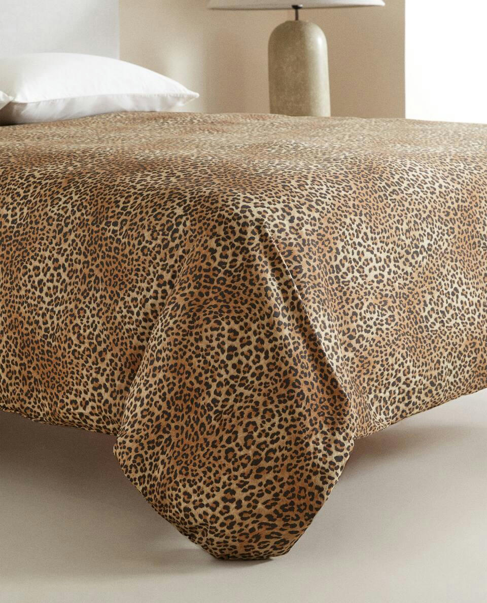 LEOPARD SATEEN DUVET COVER