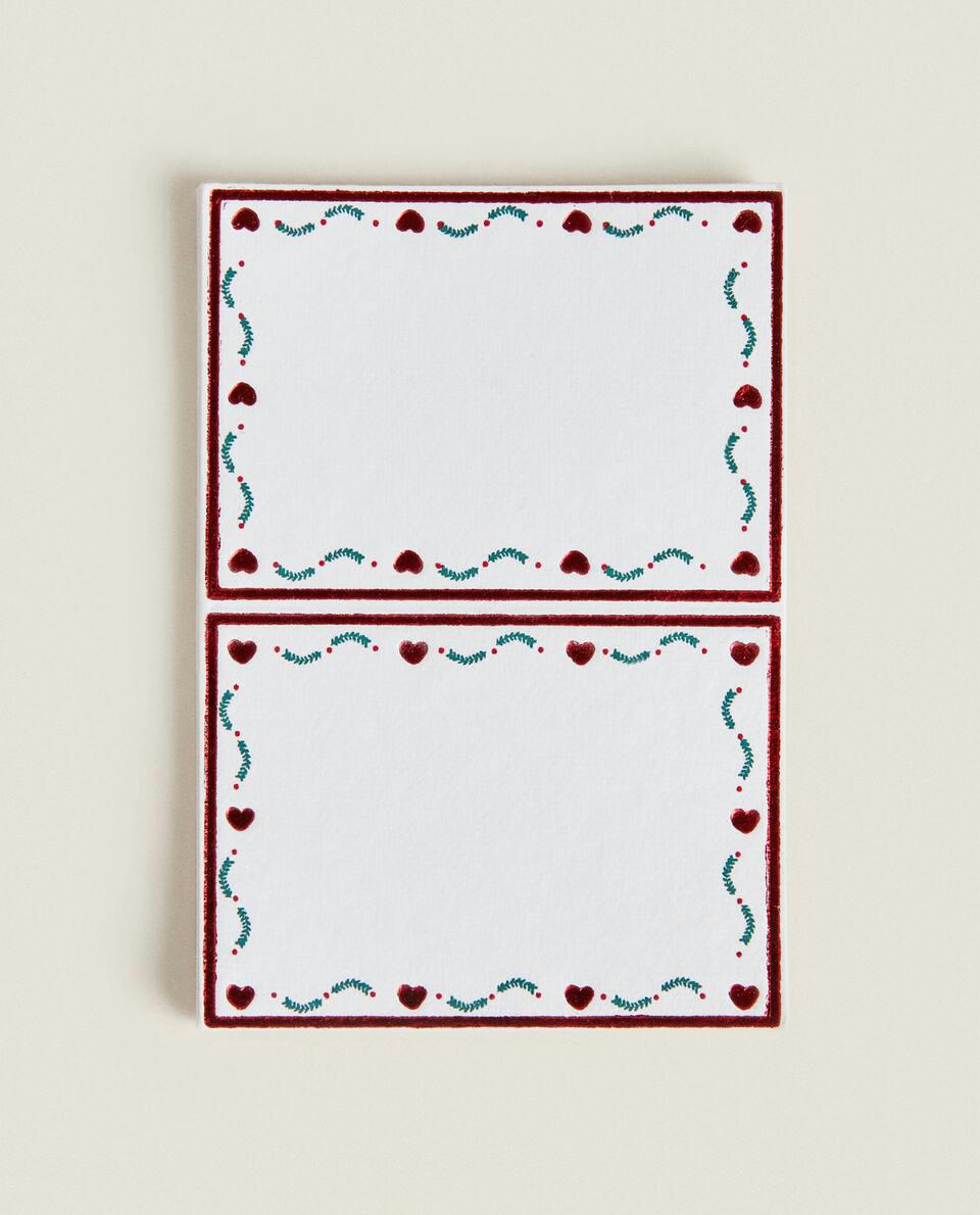 PACK OF CHILDREN’S CHRISTMAS PAPER PLACE CARDS (PACK OF 10)