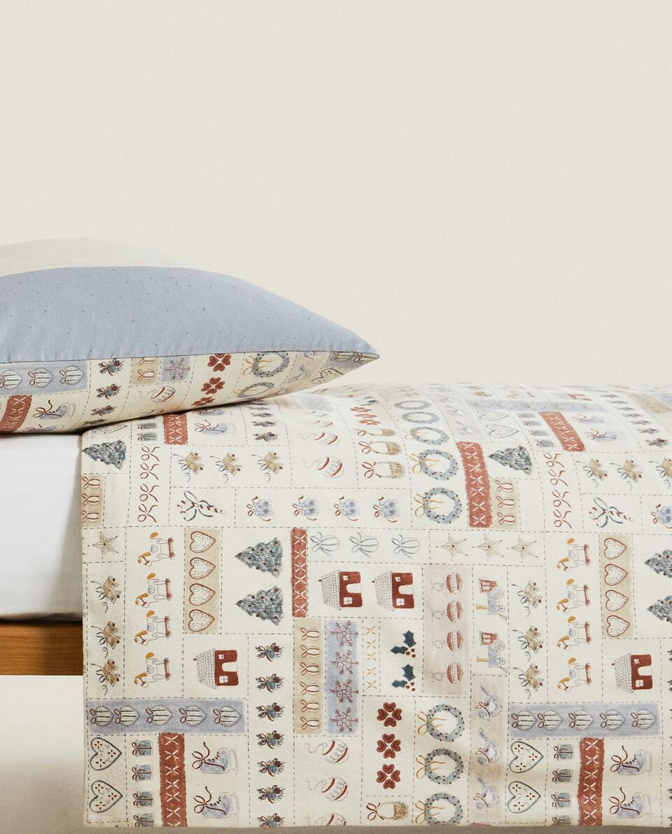 CHRISTMAS CHILDREN’S FLANNEL DUVET COVER