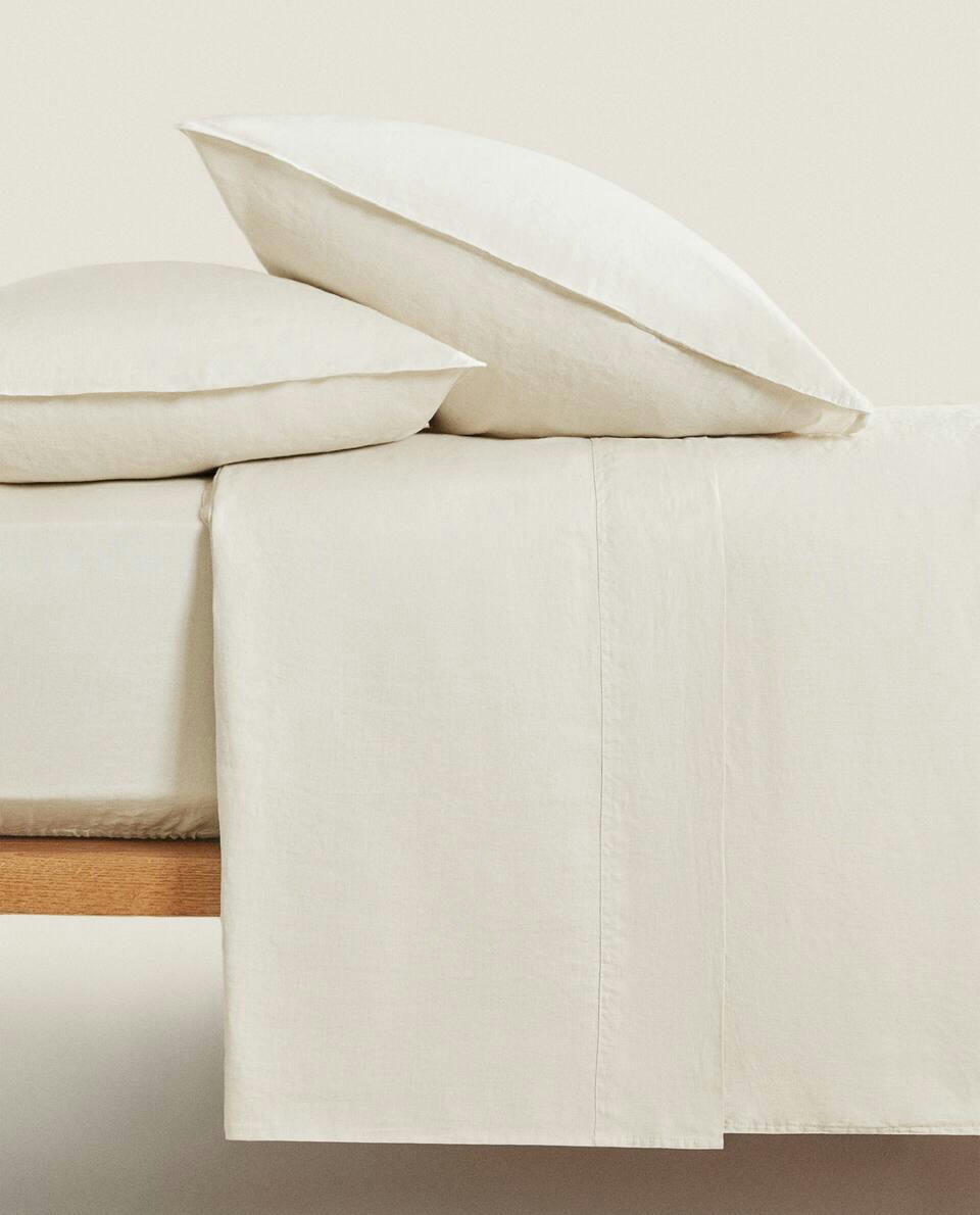 (140 GxM2) WASHED LINEN DUVET COVER