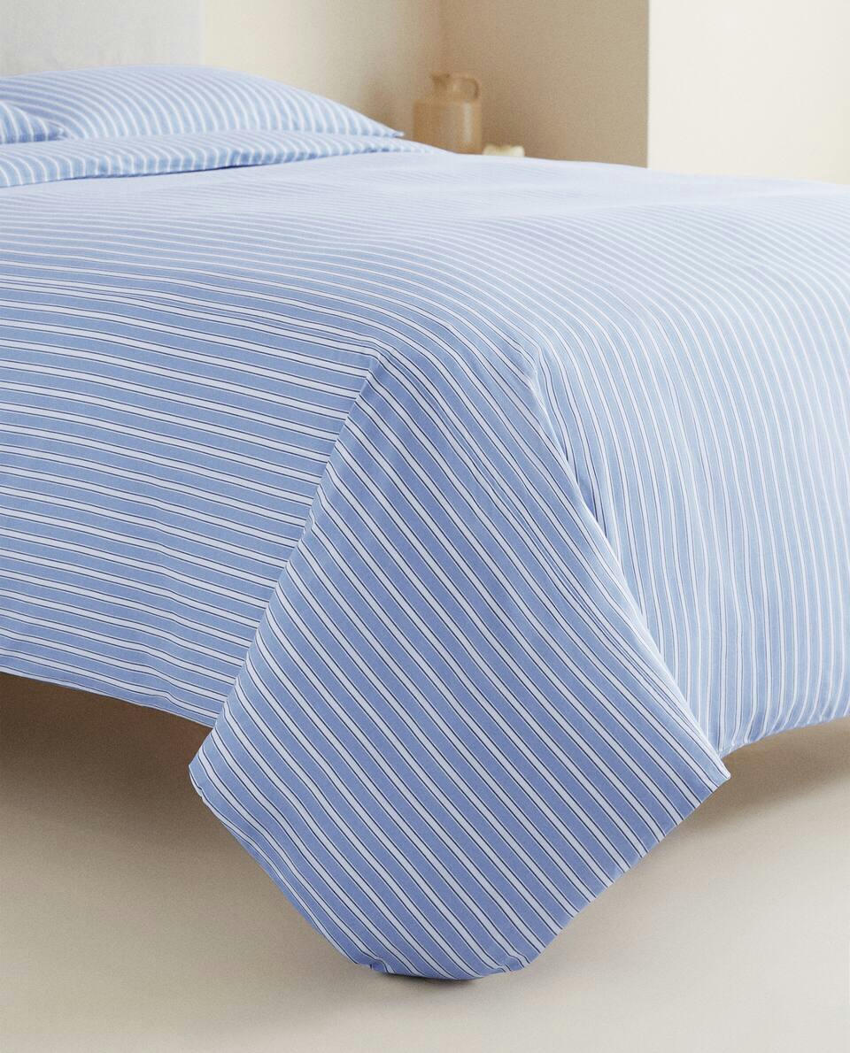 STRIPED DUVET COVER