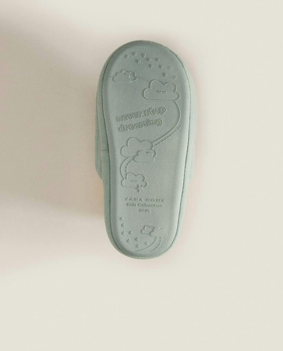 FABRIC SLINGBACK SLIPPERS WITH BACK STRAP