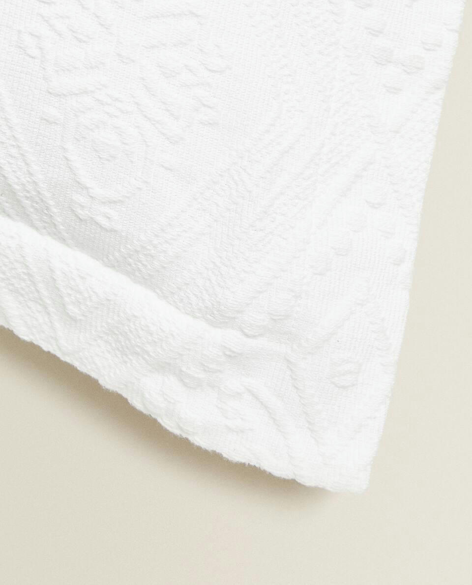 COTTON CUSHION COVER WITH GEOMETRIC DESIGN