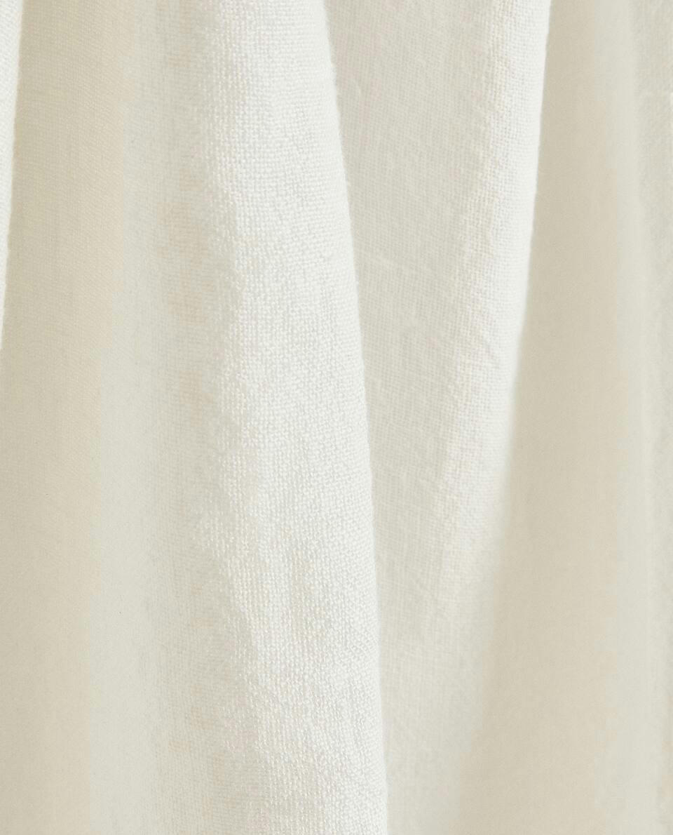 WHITE LINEN CURTAIN