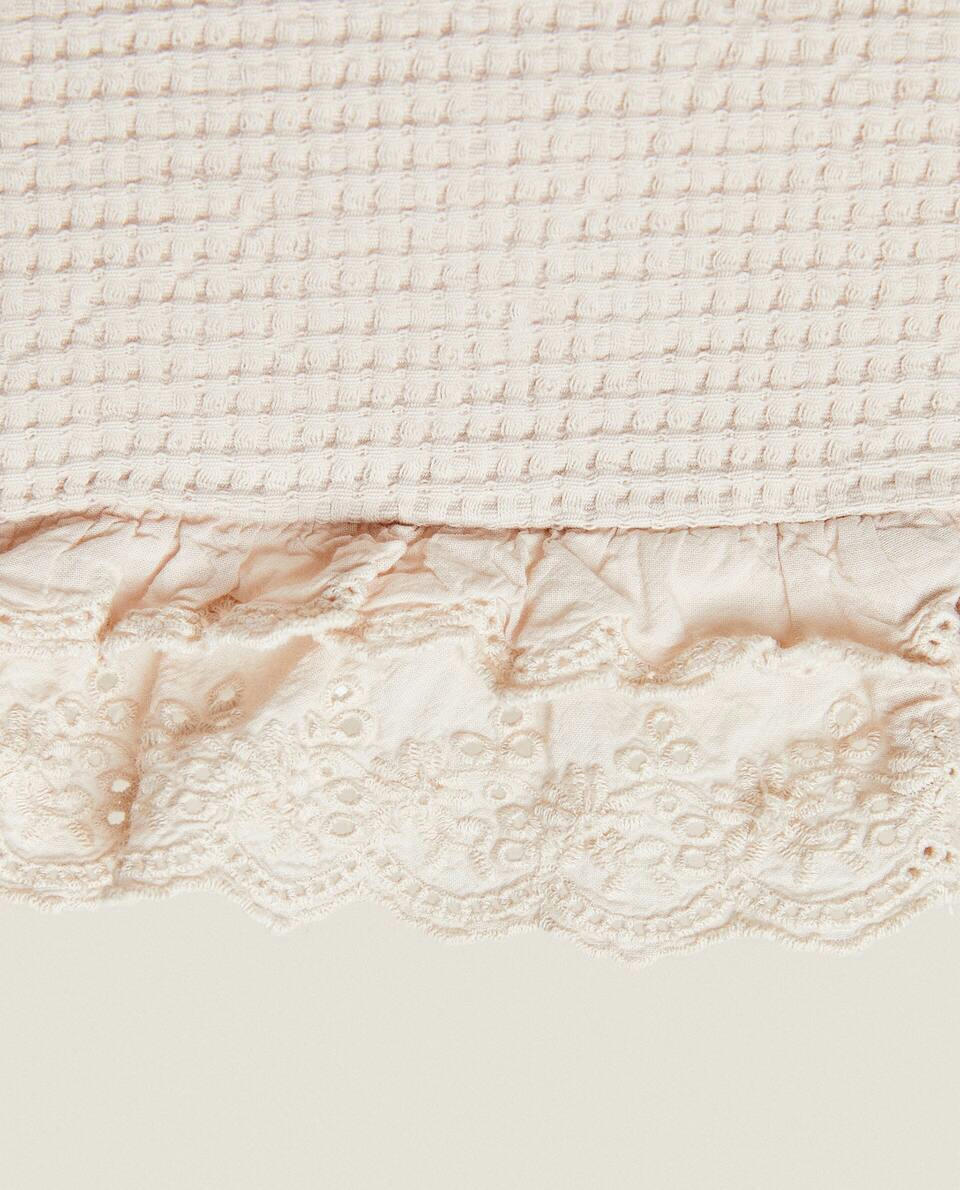 COTTON JACQUARD CUSHION COVER