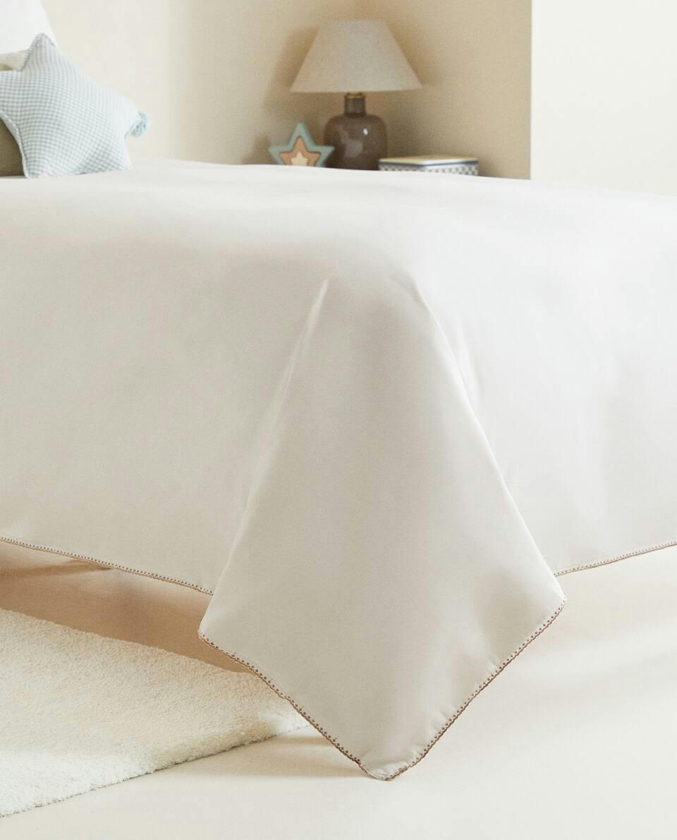 TOPSTITCHED DUVET COVER