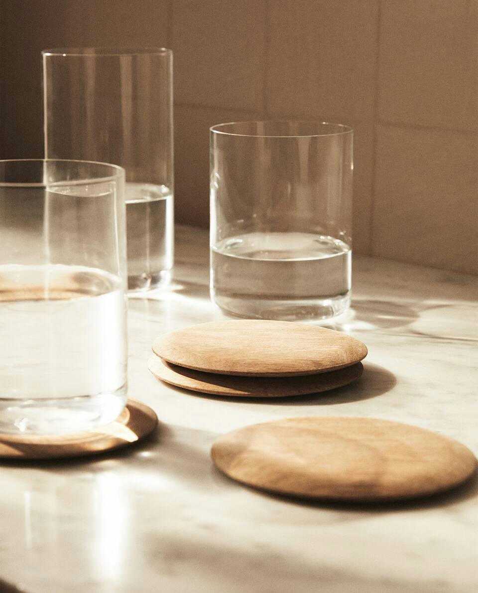 WOODEN COASTERS (PACK OF 4)