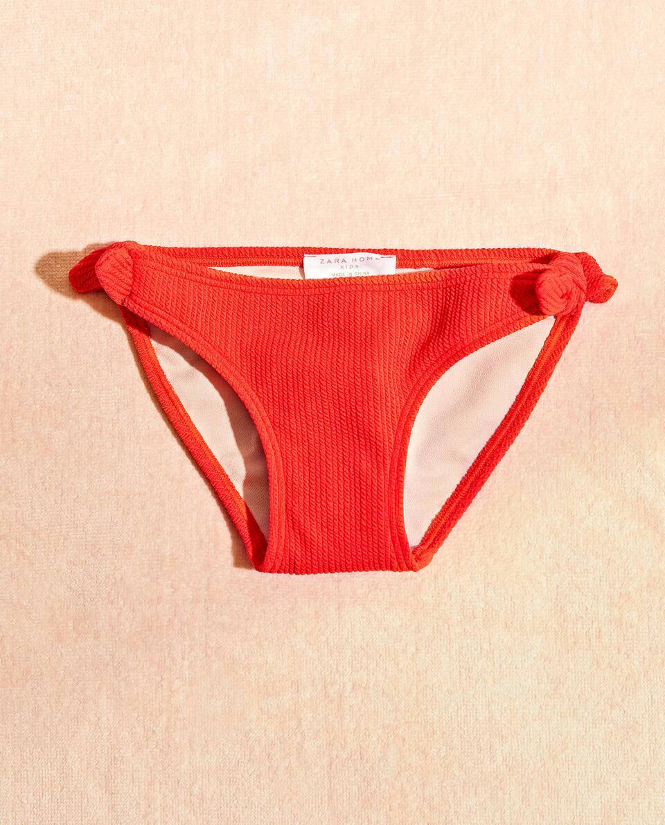 TEXTURED SWIMSUIT BOTTOMS