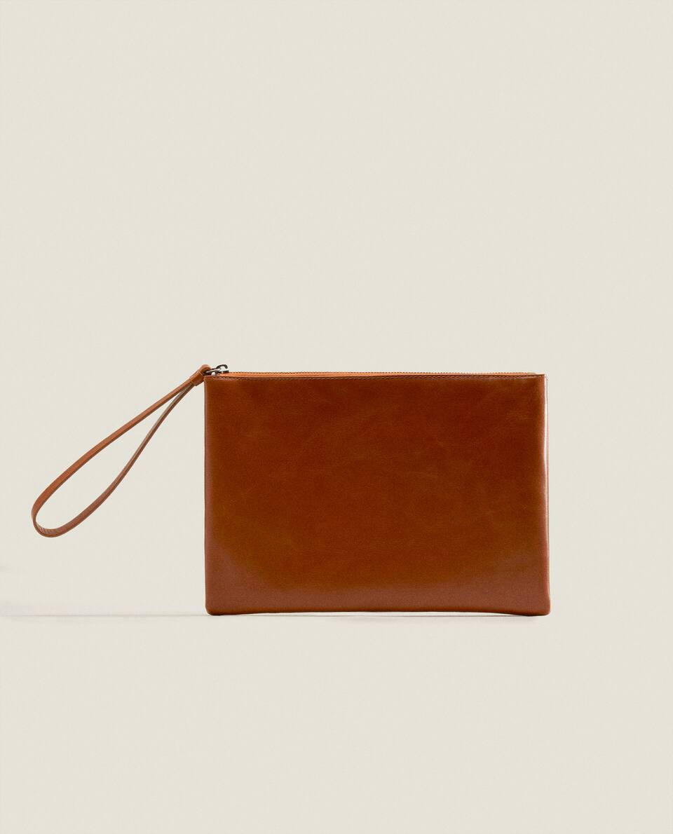 LEATHER CLUTCH BAG