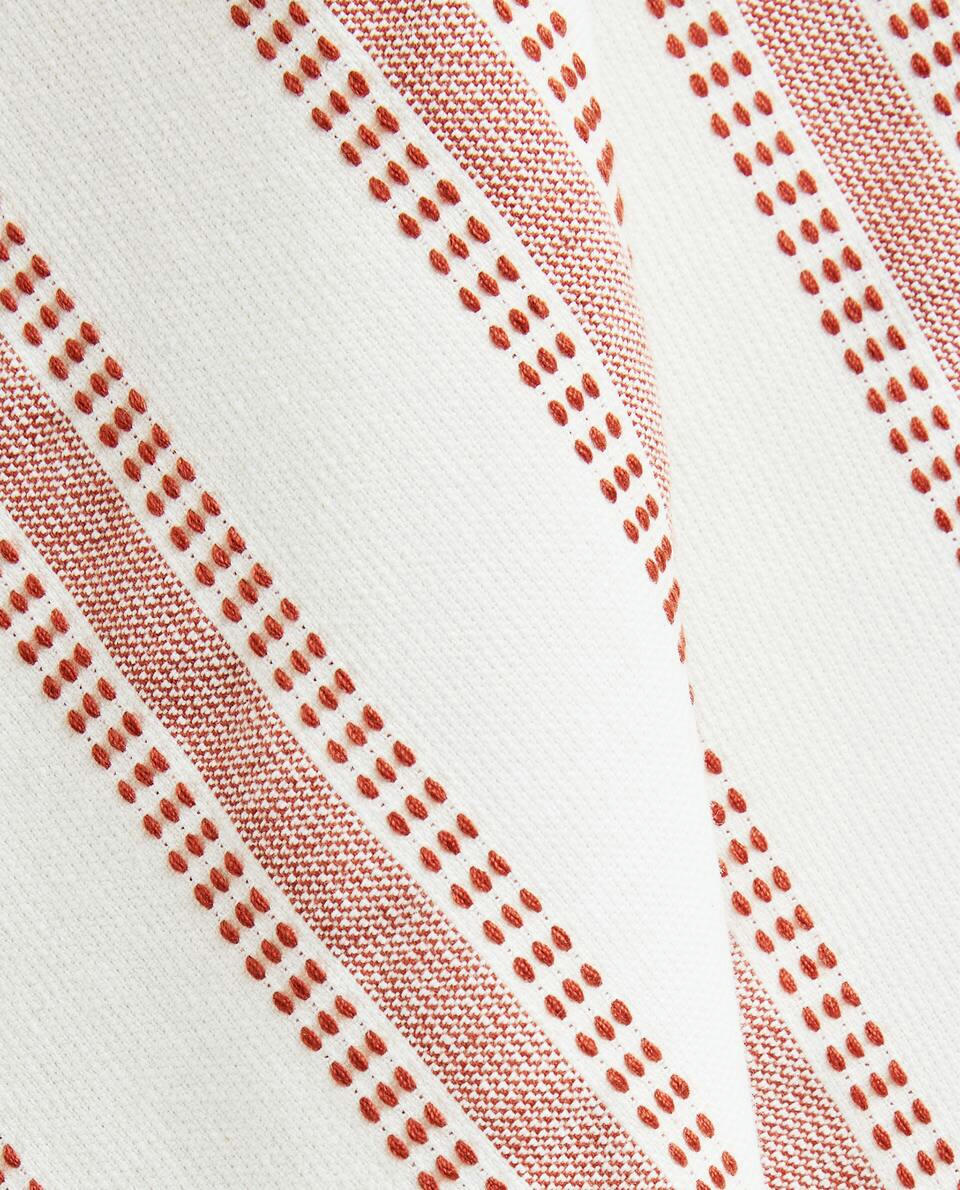 STRIPED COTTON TERRY TEA TOWEL