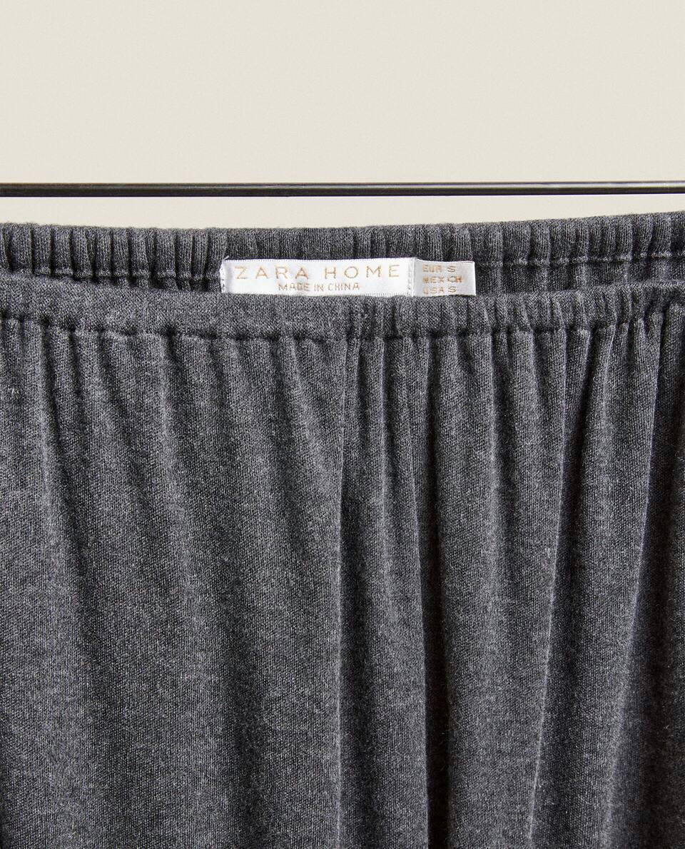 LYOCELL AND CASHMERE TROUSERS