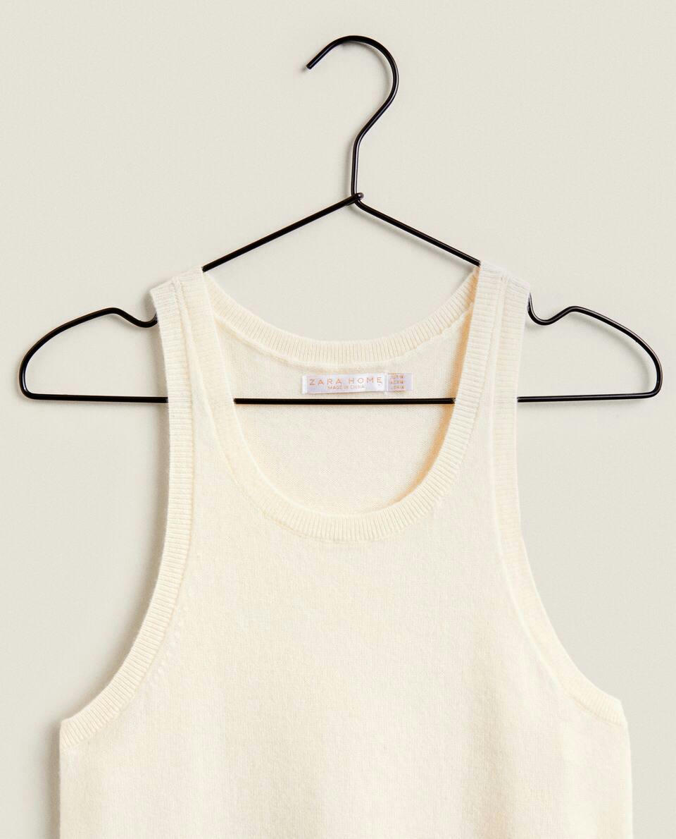 SLEEVELESS CASHMERE DRESS