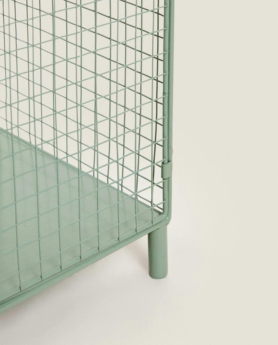 METAL BOOKCASE WITH DOORS