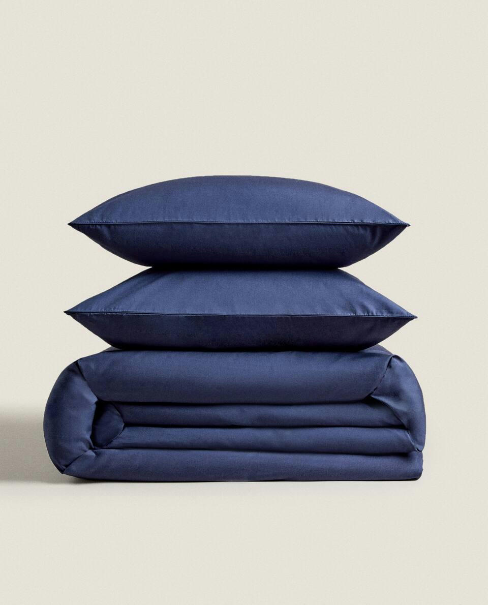 (300 THREAD COUNT) COTTON PERCALE DUVET COVER