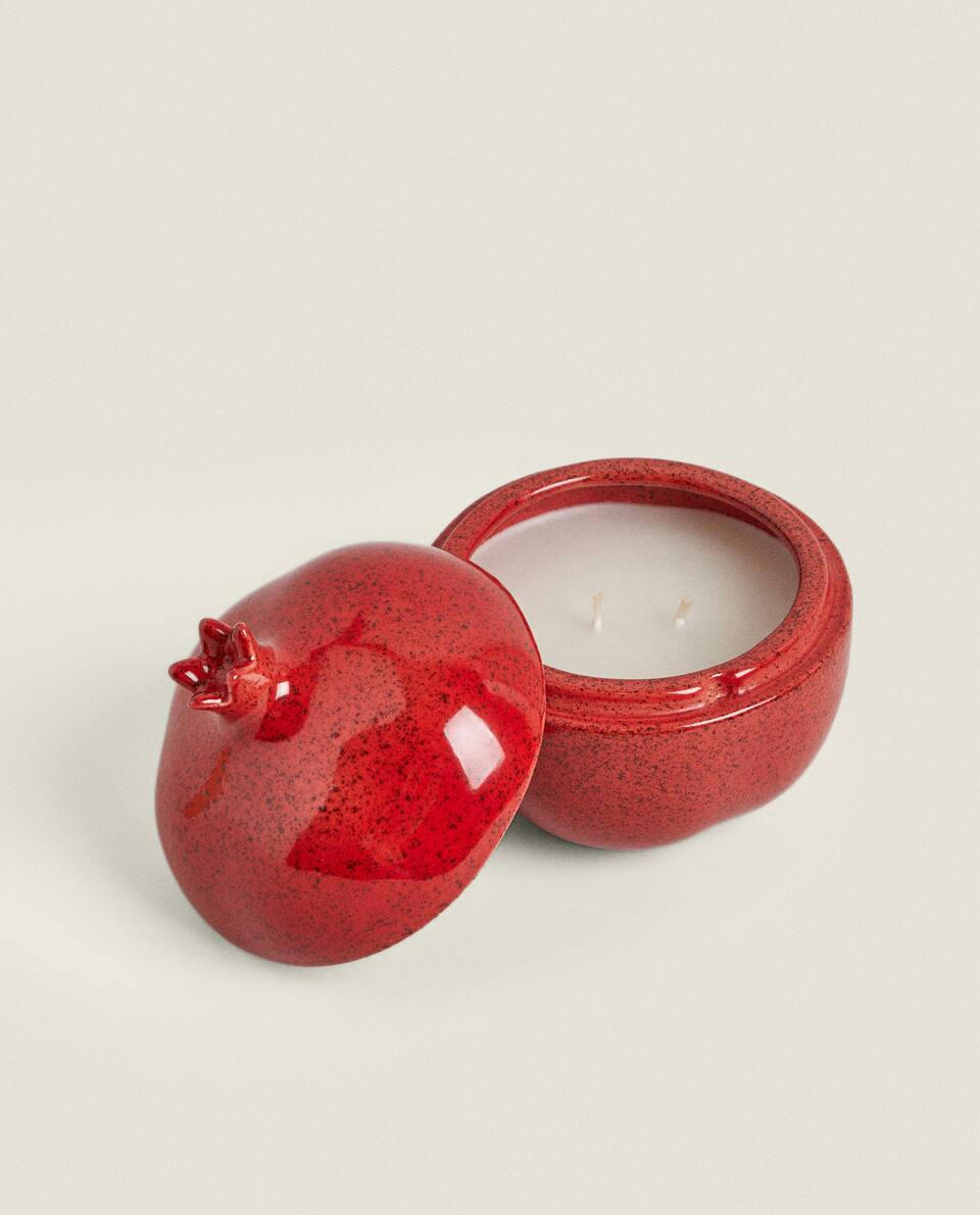 POMEGRANATE DECORATIVE CANDLE