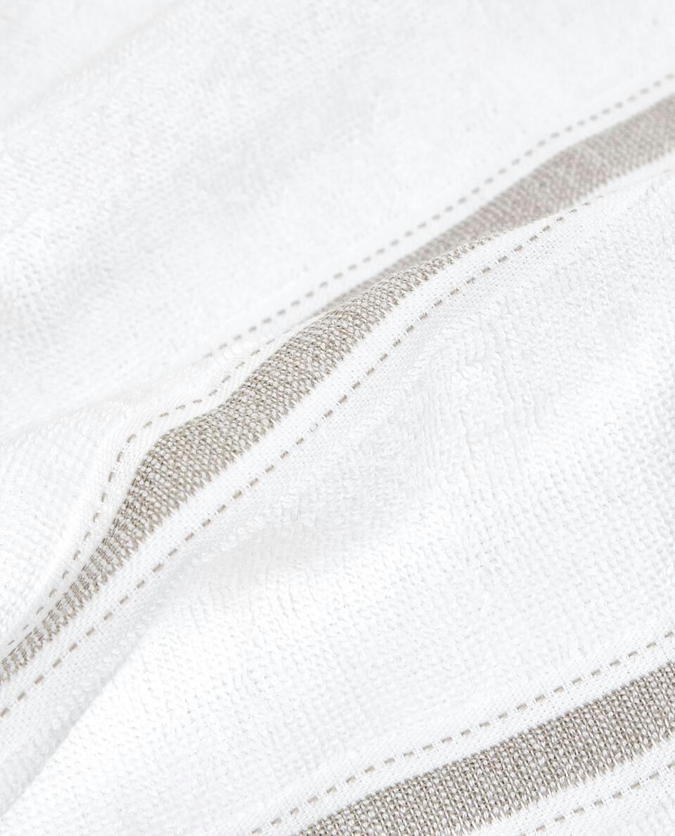 STRIPED COTTON TERRYCLOTH TEA TOWEL