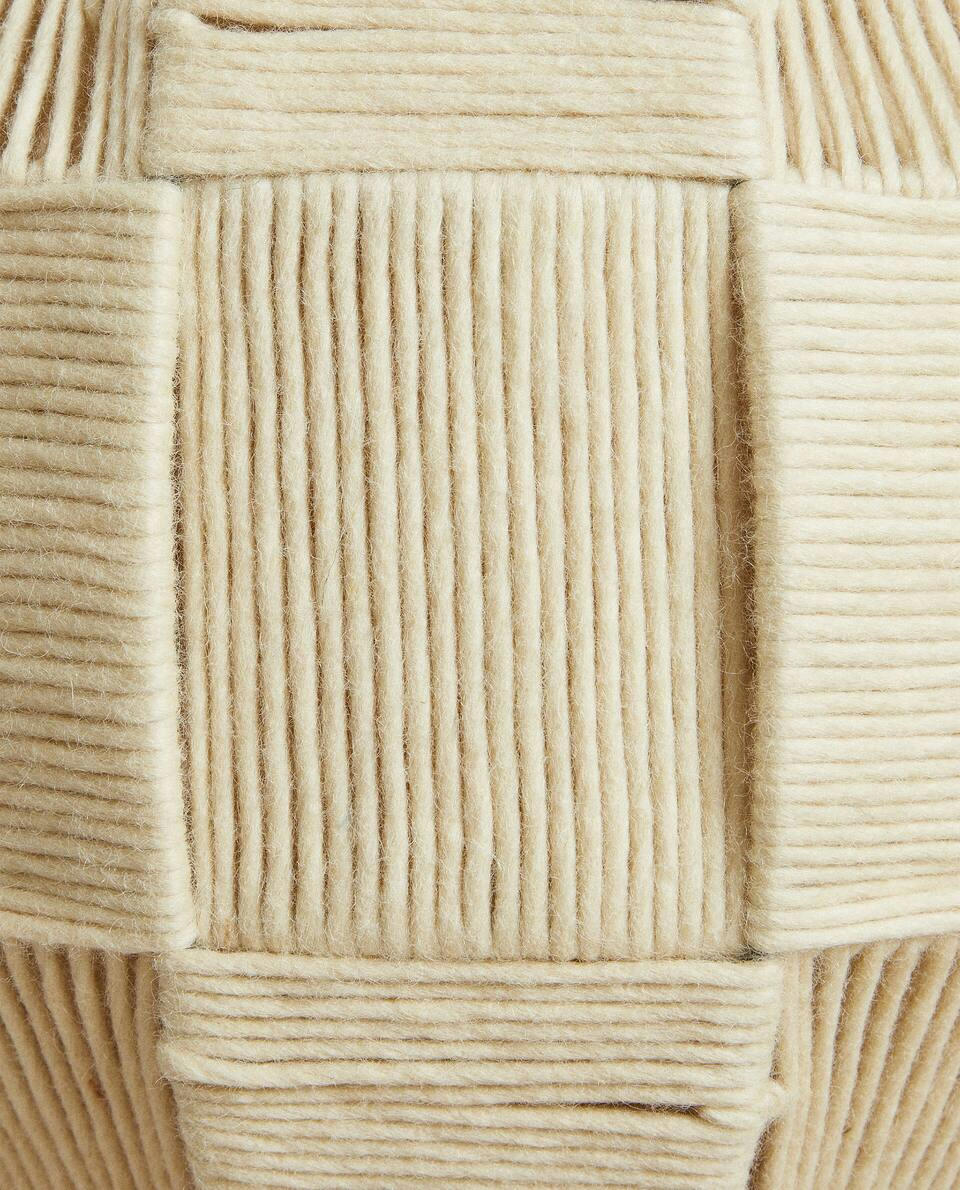 WOVEN WOOL CEILING LAMP