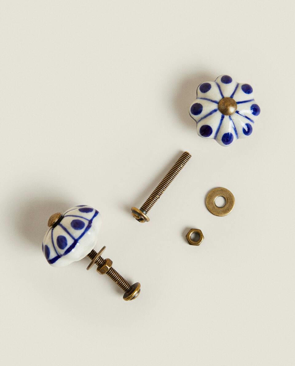 FLOWER DOOR KNOB (PACK OF 2)