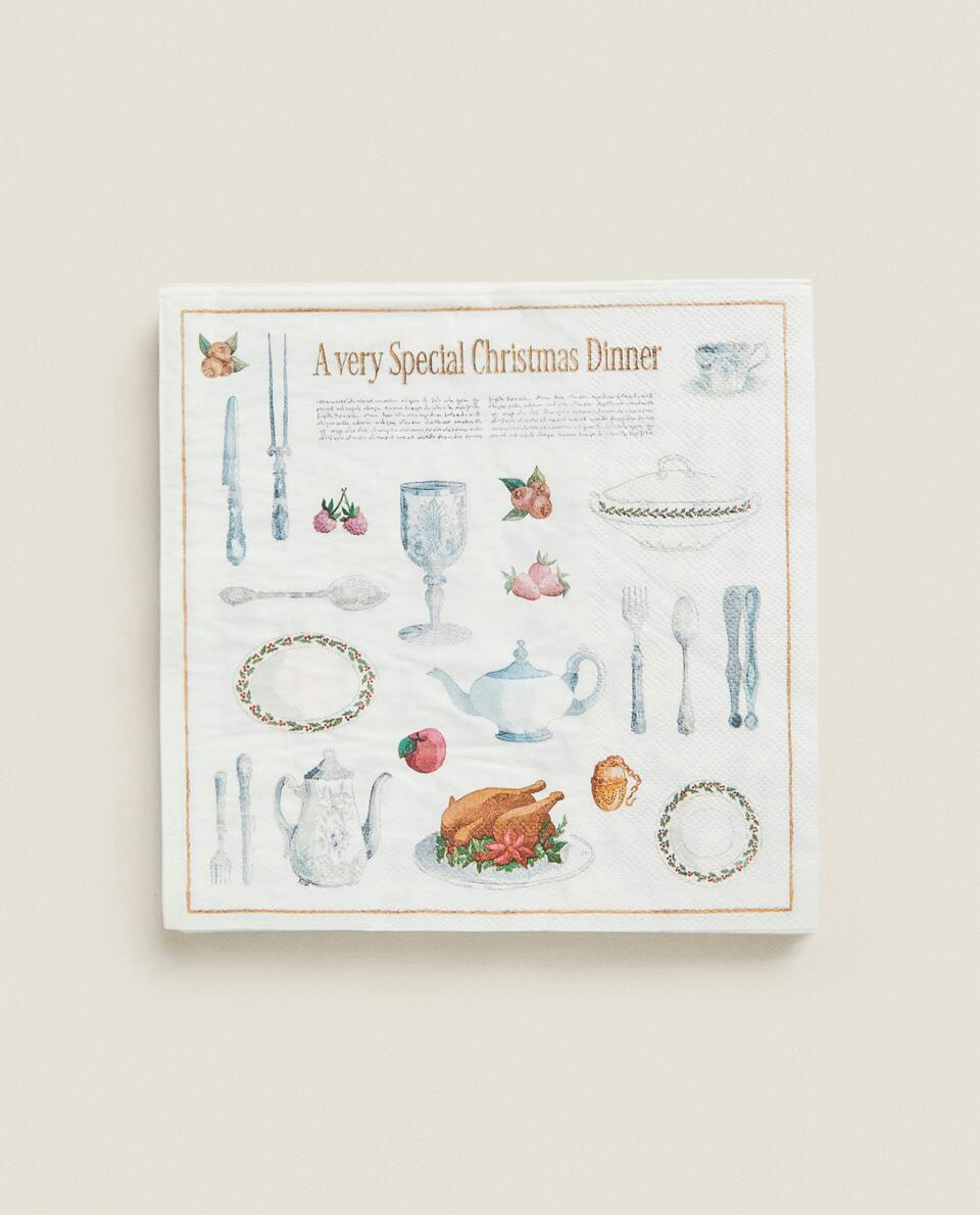 PACK OF PAPER CHRISTMAS NAPKINS (PACK OF 20)