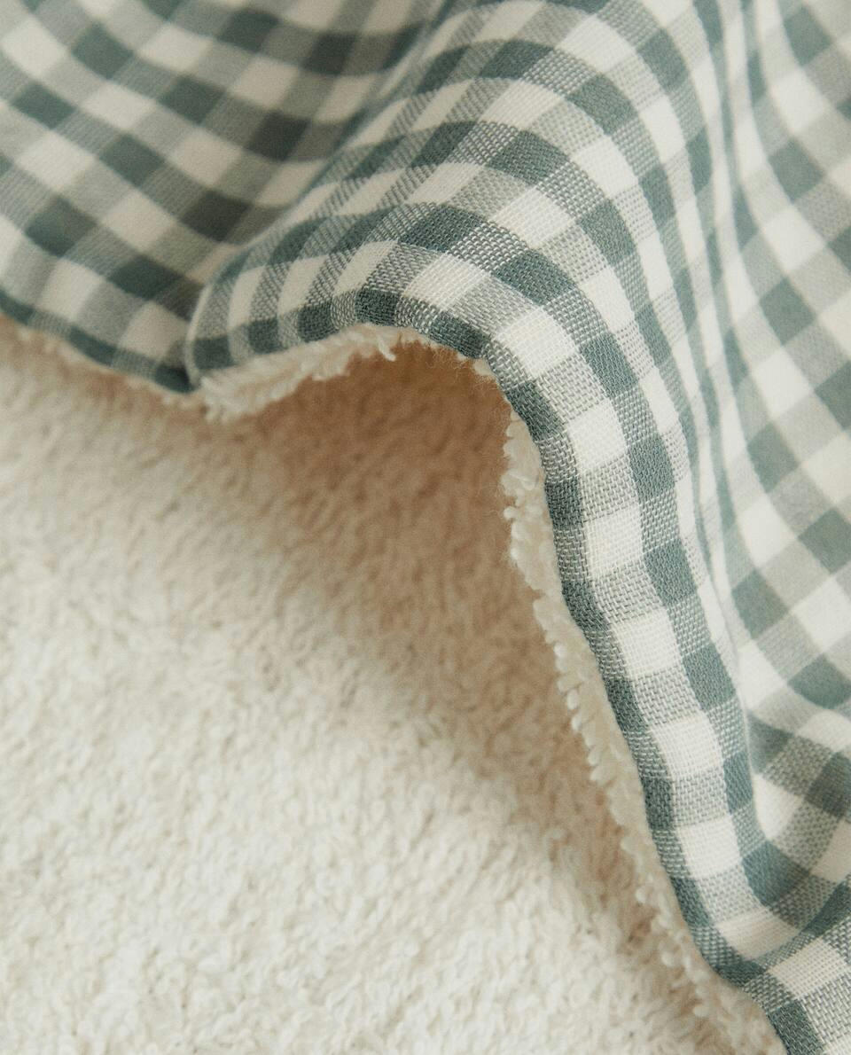 GINGHAM BABY TOWEL