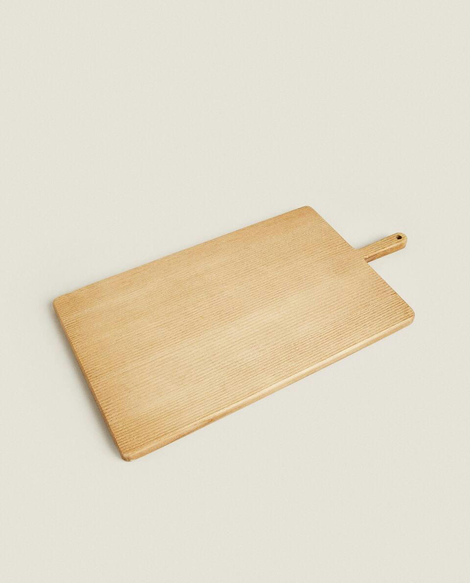 RECTANGULAR ASH WOOD CUTTING BOARD