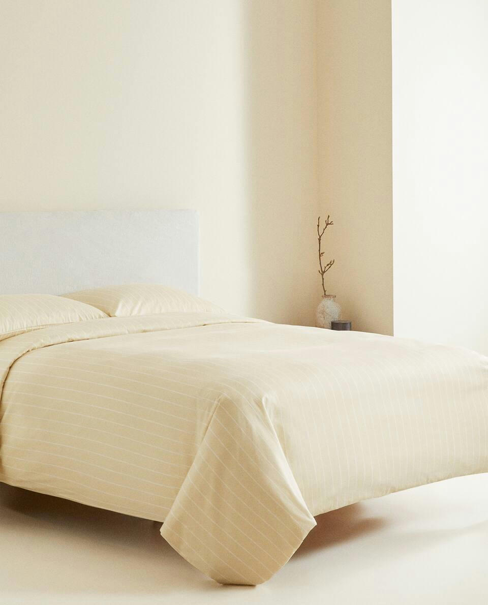STRIPED DUVET COVER