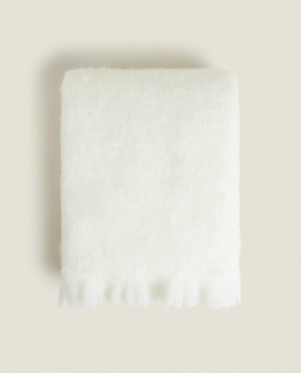 CARDED WOOL BLANKET