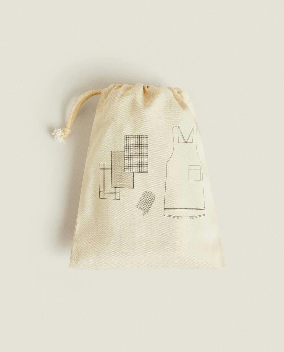 CHILDREN'S KITCHEN LINEN SET