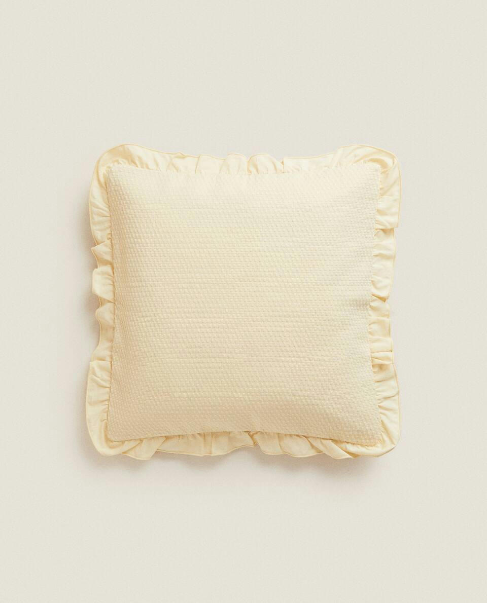 COTTON JACQUARD CUSHION