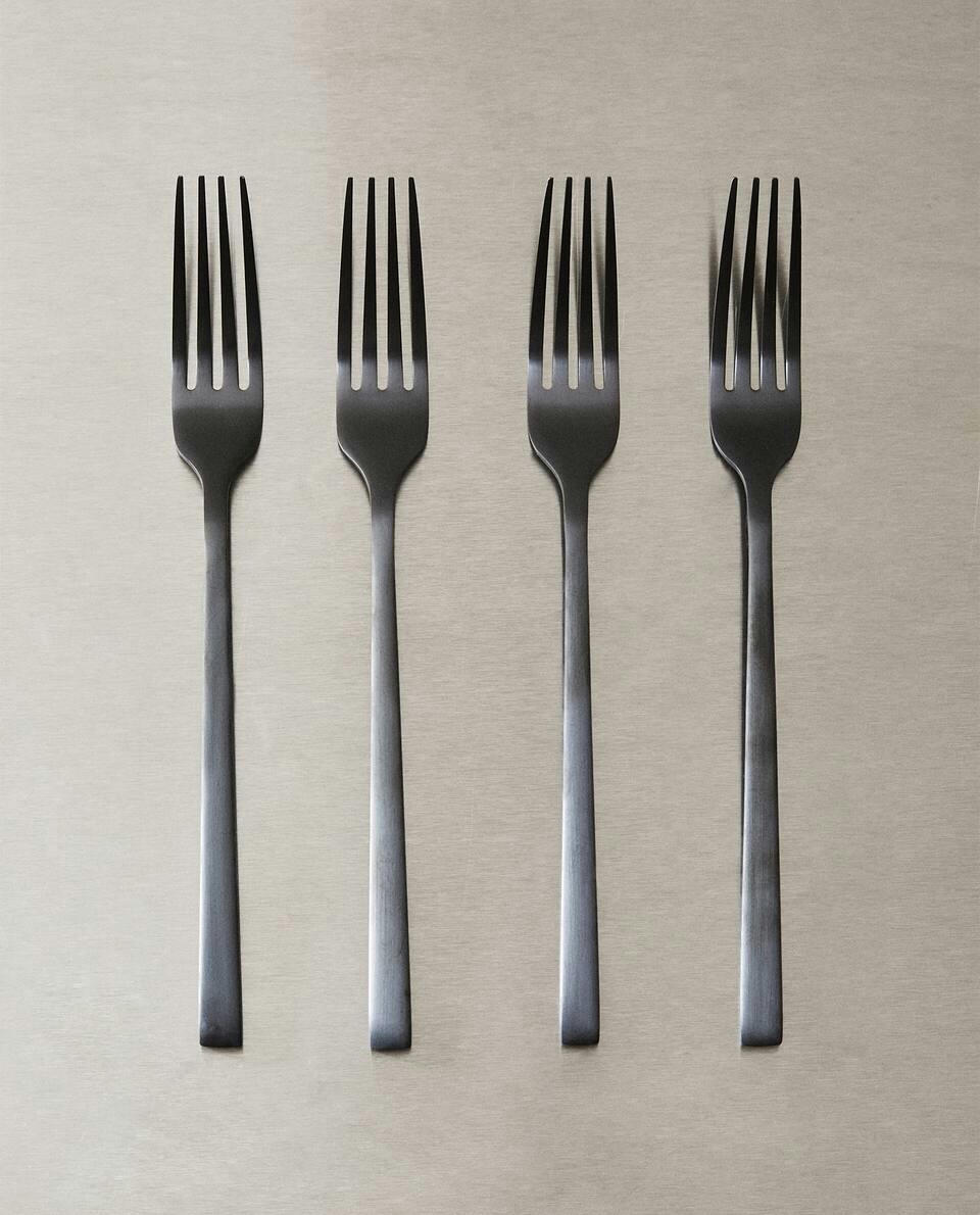 MATTE BLACK FORKS (PACK OF 4)