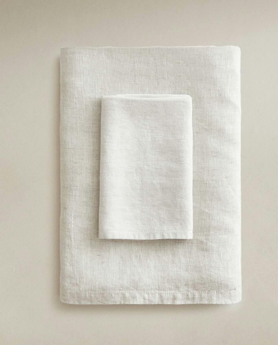 WASHED LINEN TABLECLOTH