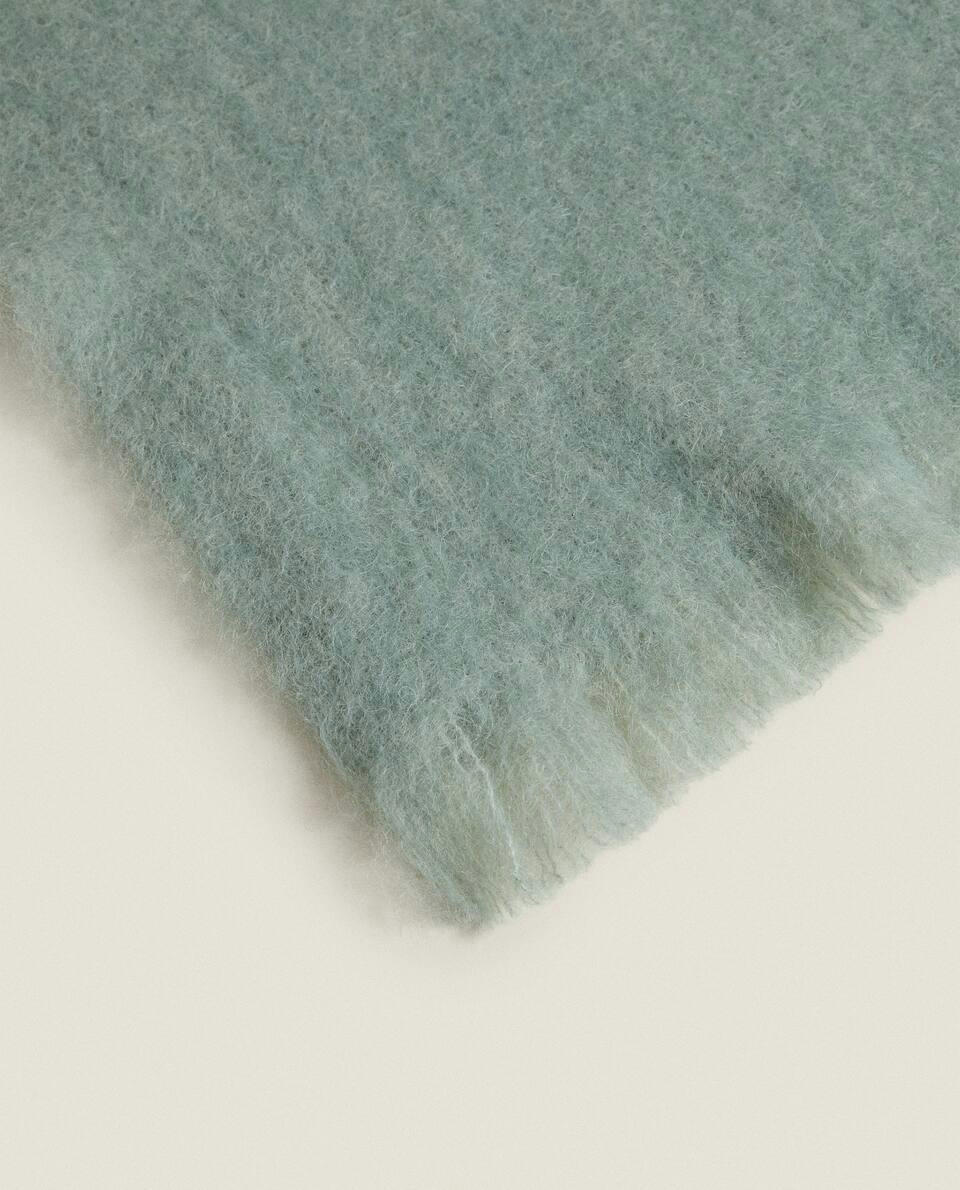 CARDED WOOL BLANKET