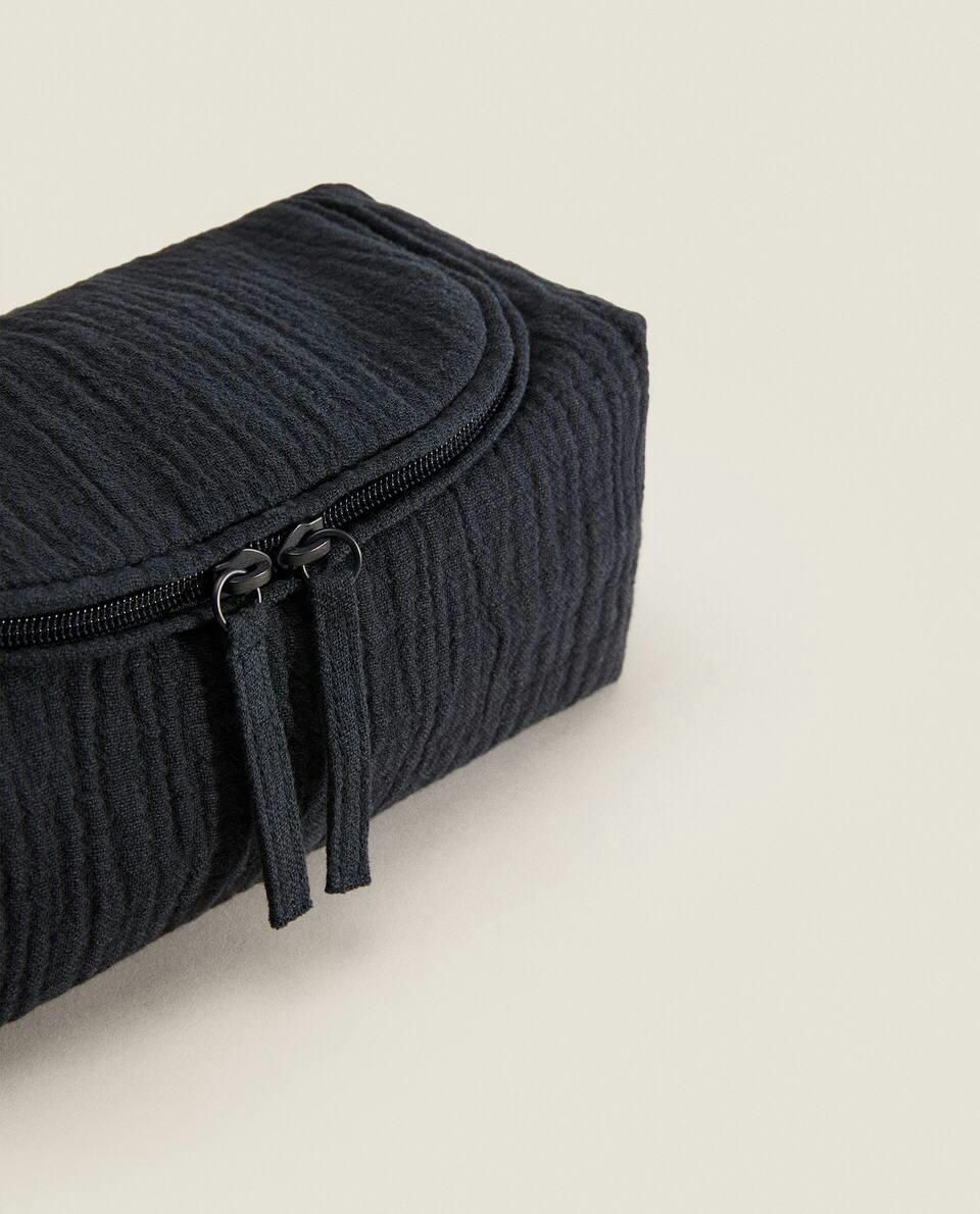 LINEN TOILETRY BAG