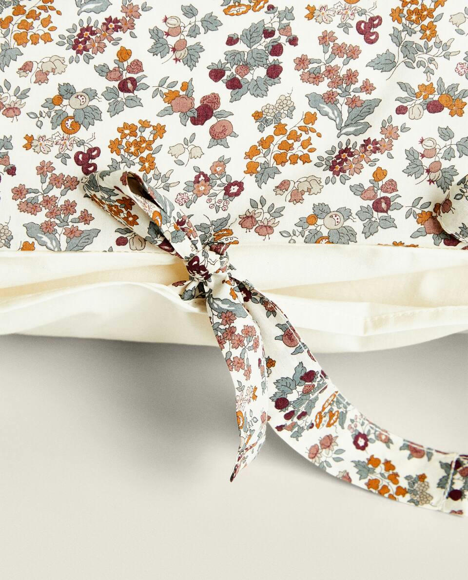 FLORAL PRINT FABRIC CHILDREN’S PILLOWCASE