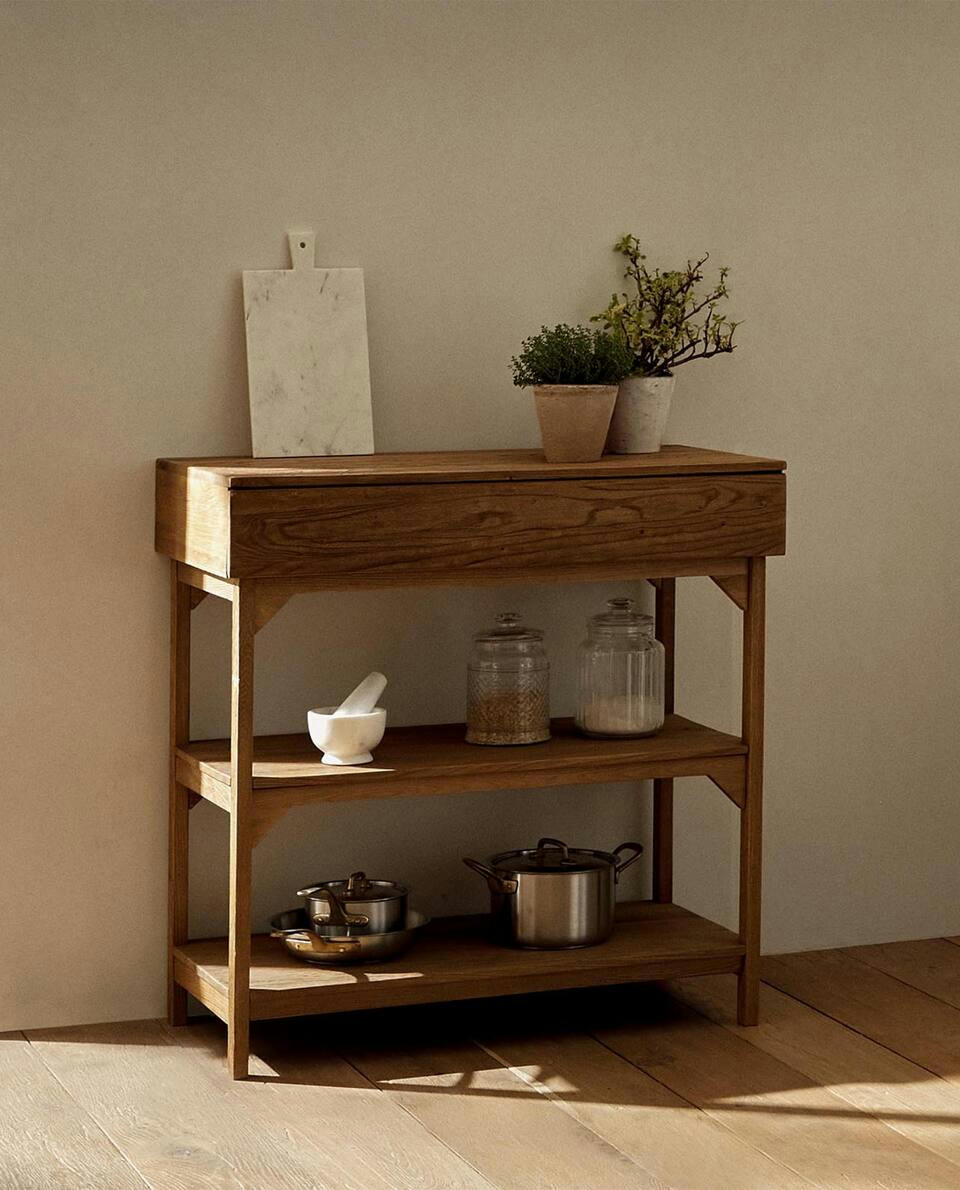 WOODEN STORAGE UNIT