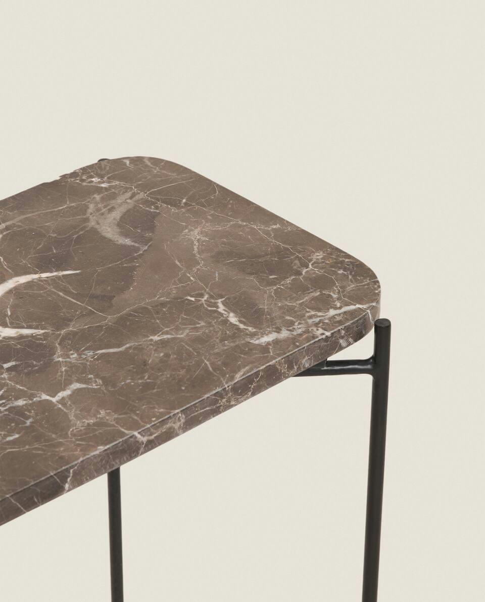 MARBLE SIDE TABLE