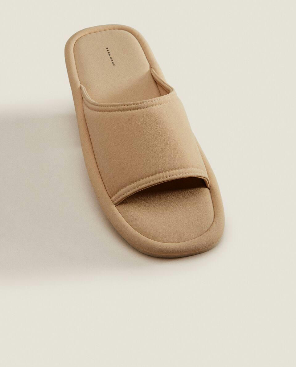 TECHNICAL FABRIC OPEN SLIPPERS