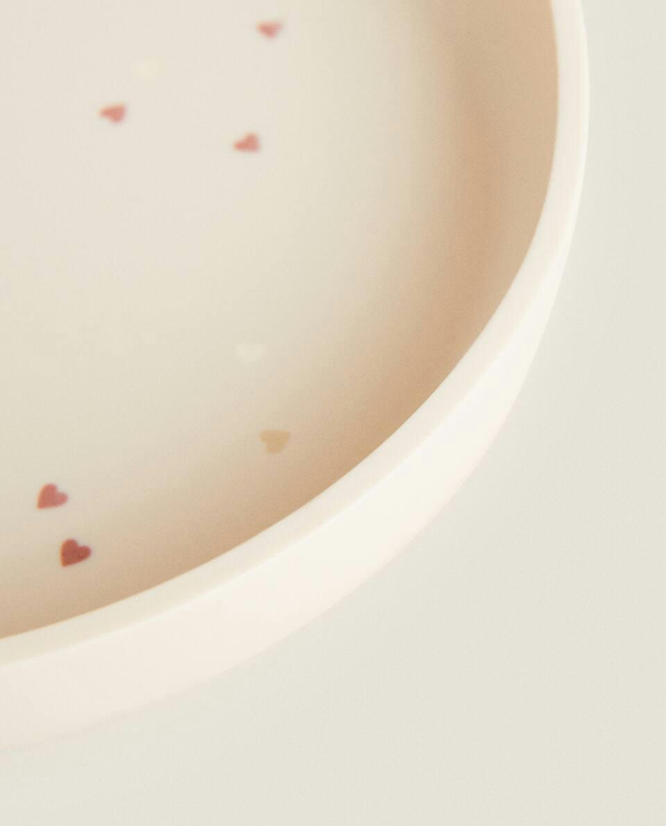 HEARTS SILICONE TABLEWARE