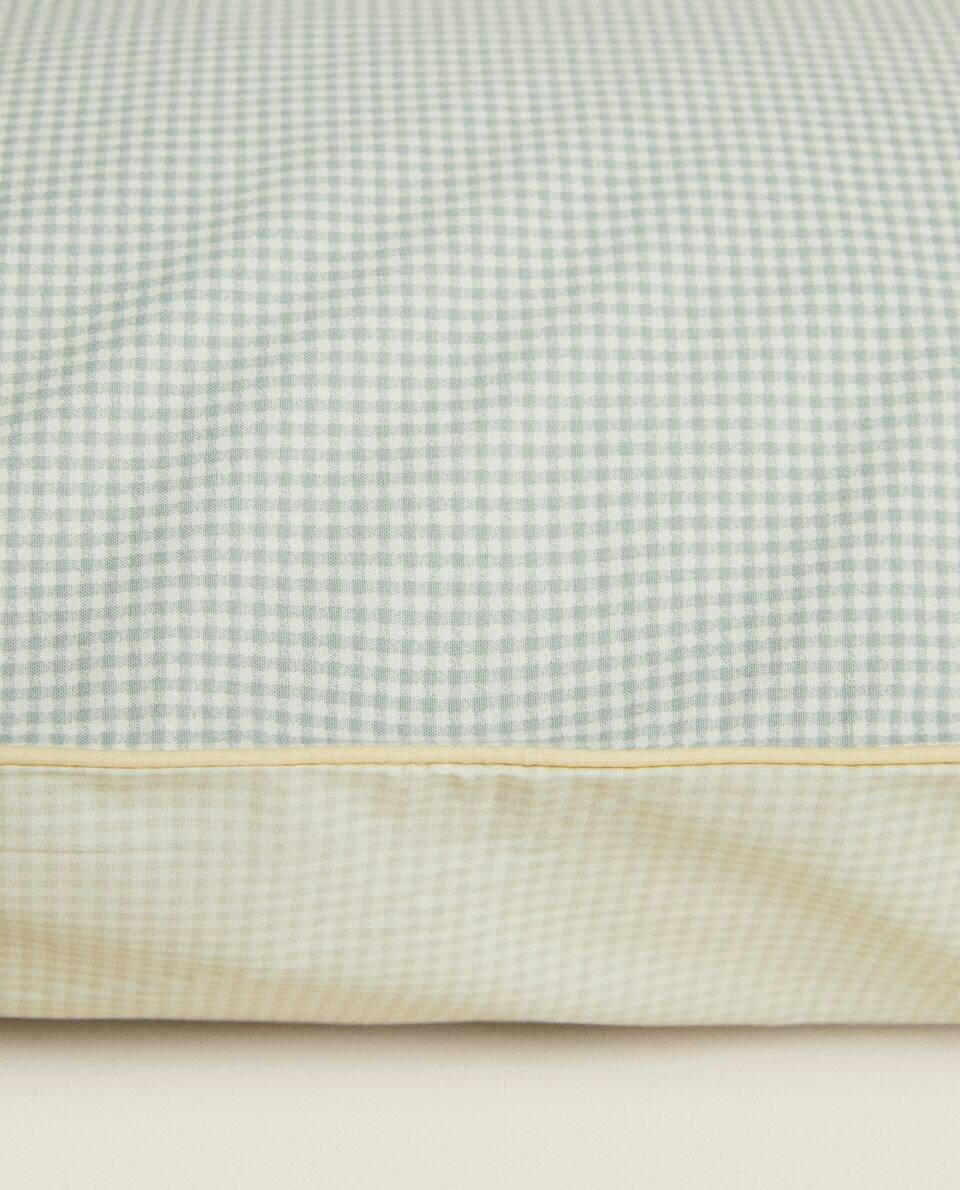 GINGHAM PRINT PILLOWCASE