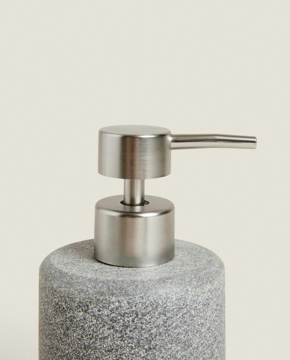 GREY RESIN BATHROOM SET