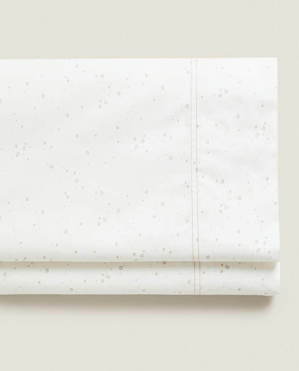 MOONS AND STARS FLAT SHEET