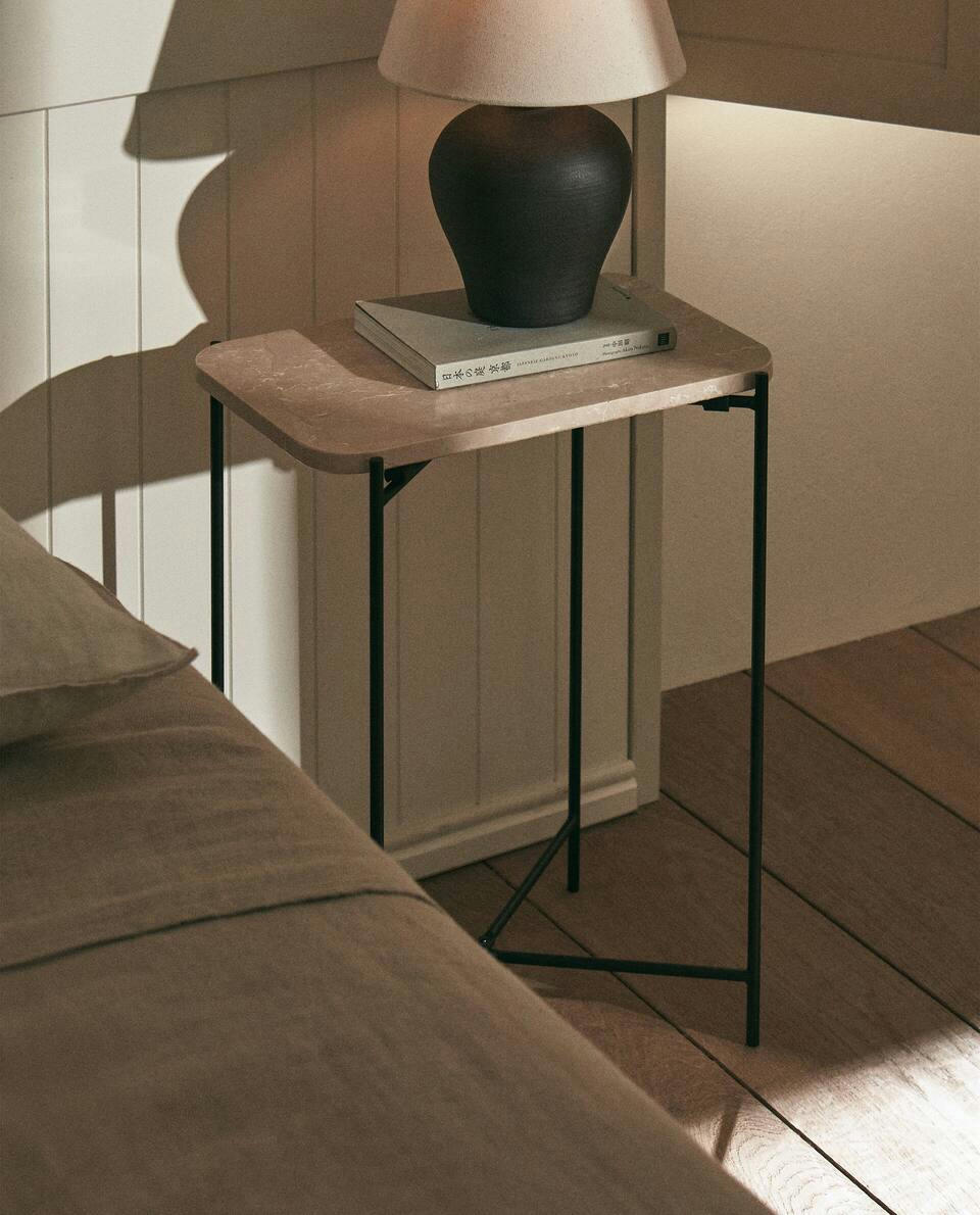 MARBLE SIDE TABLE