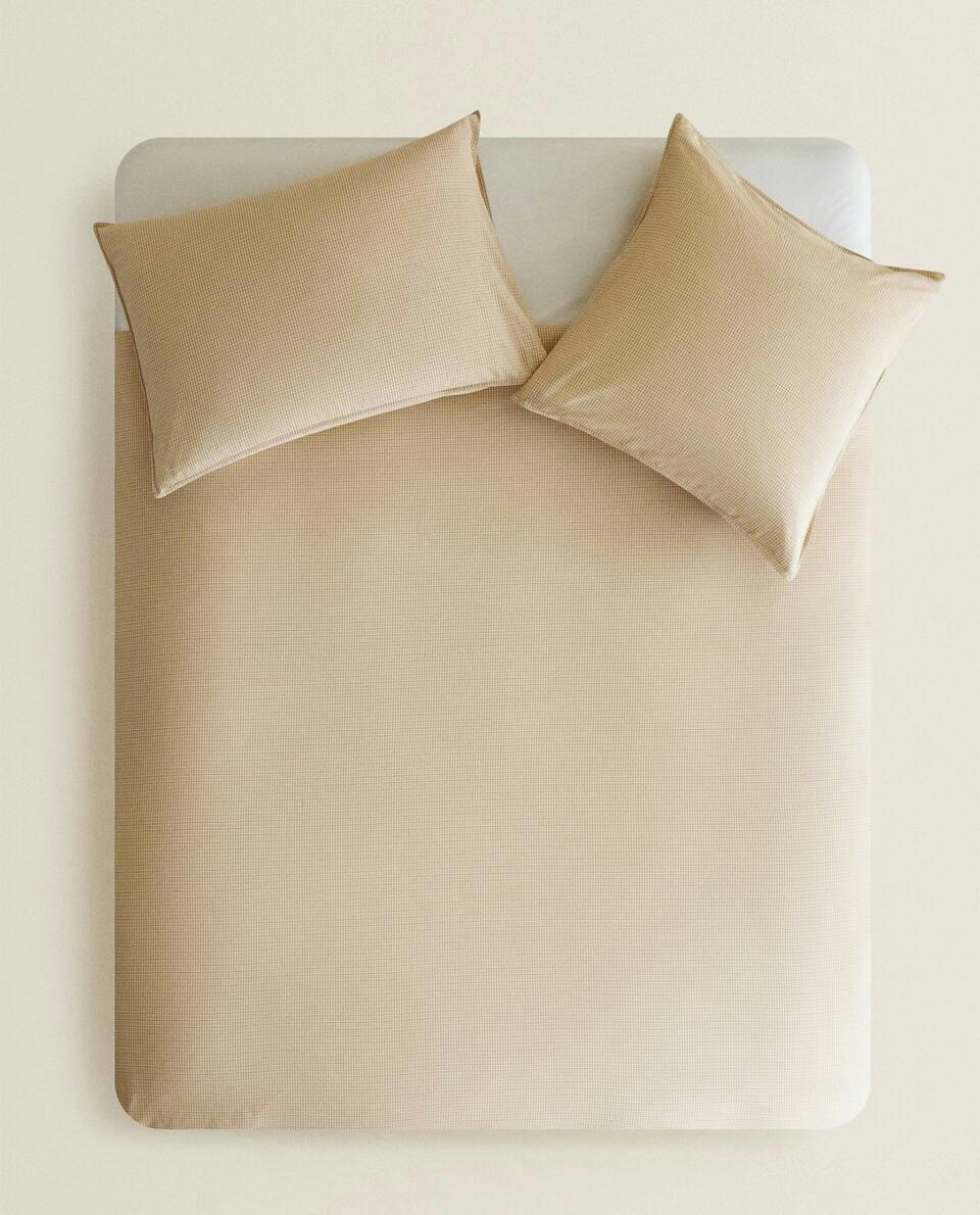 STRIPED COTTON DUVET COVER