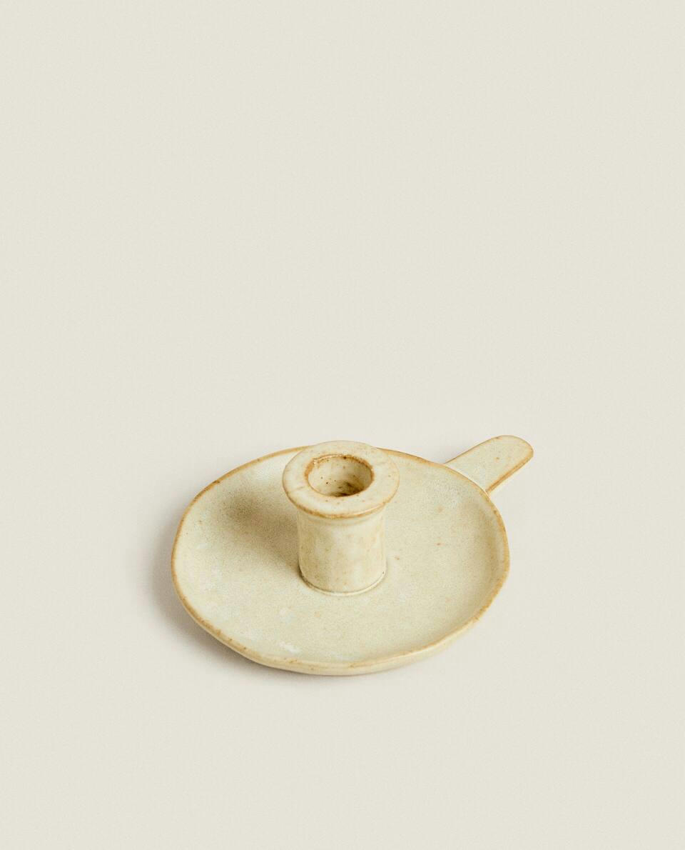 CERAMIC CANDLEHOLDER
