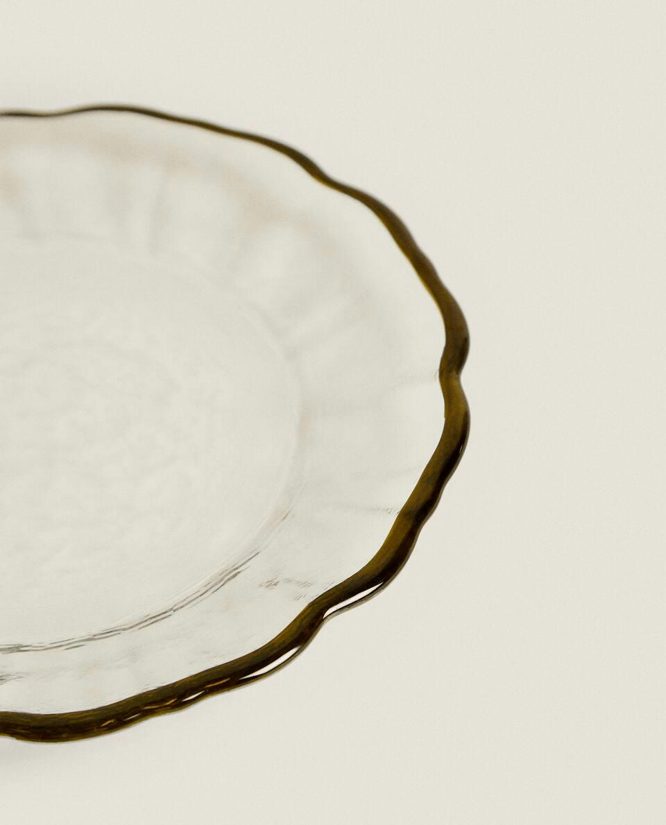 GLASS SIDE PLATE